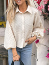 The Perfect Structured Blouse - Beige