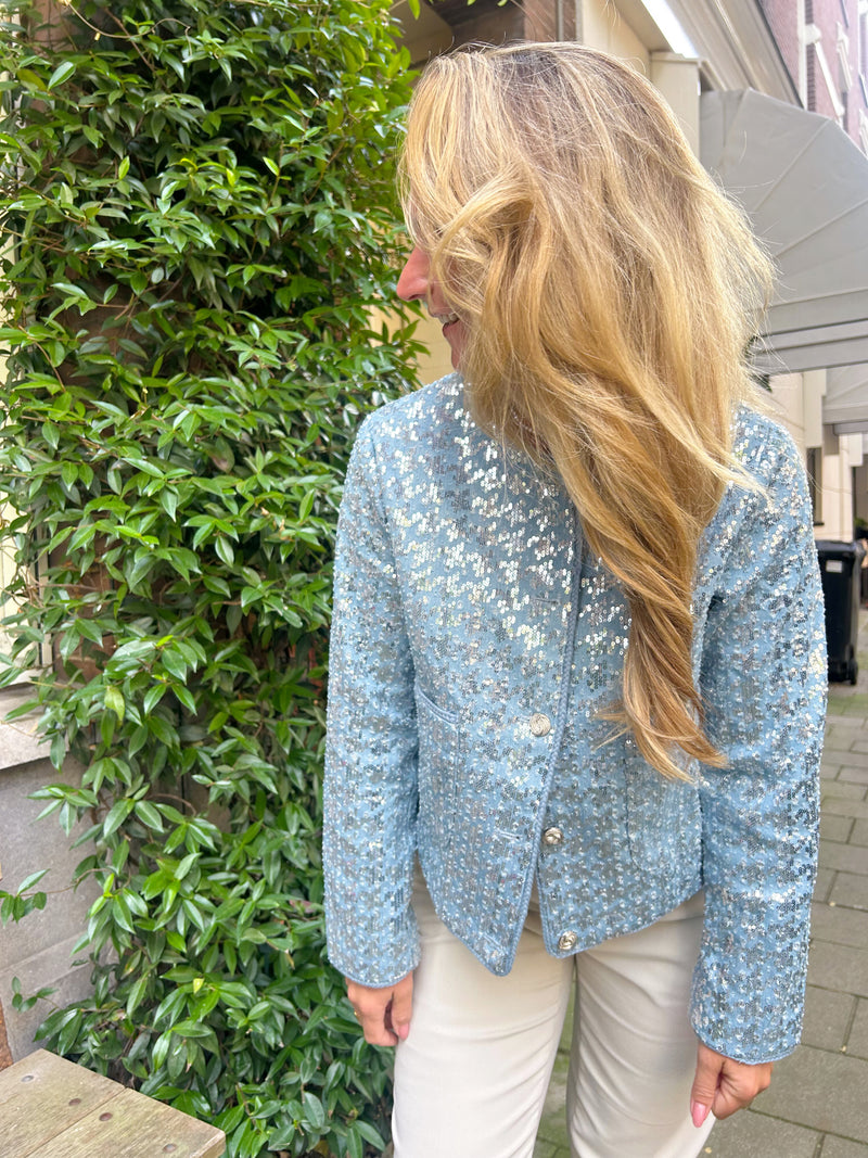 Gaya jacket - Blue sequins ✨