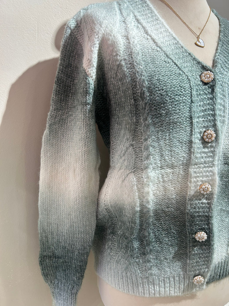 LaJolly Cardigan - Rainbow Grey