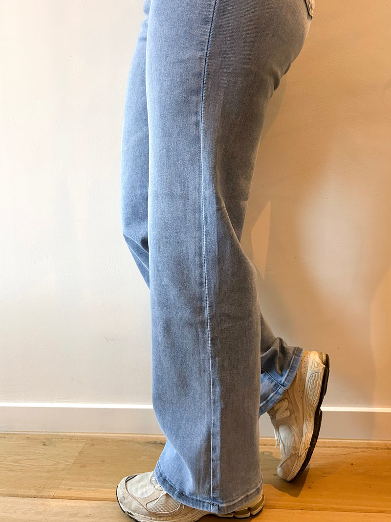 Wide leg Denim - LightBlue wash