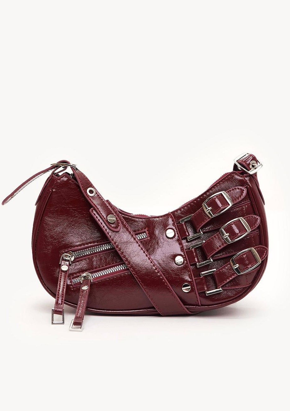 Trendy Shoulder bag - Dark red