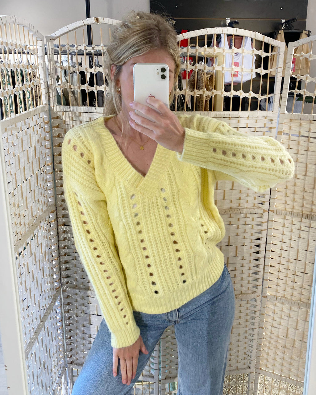 Yellow pullover - OneSize