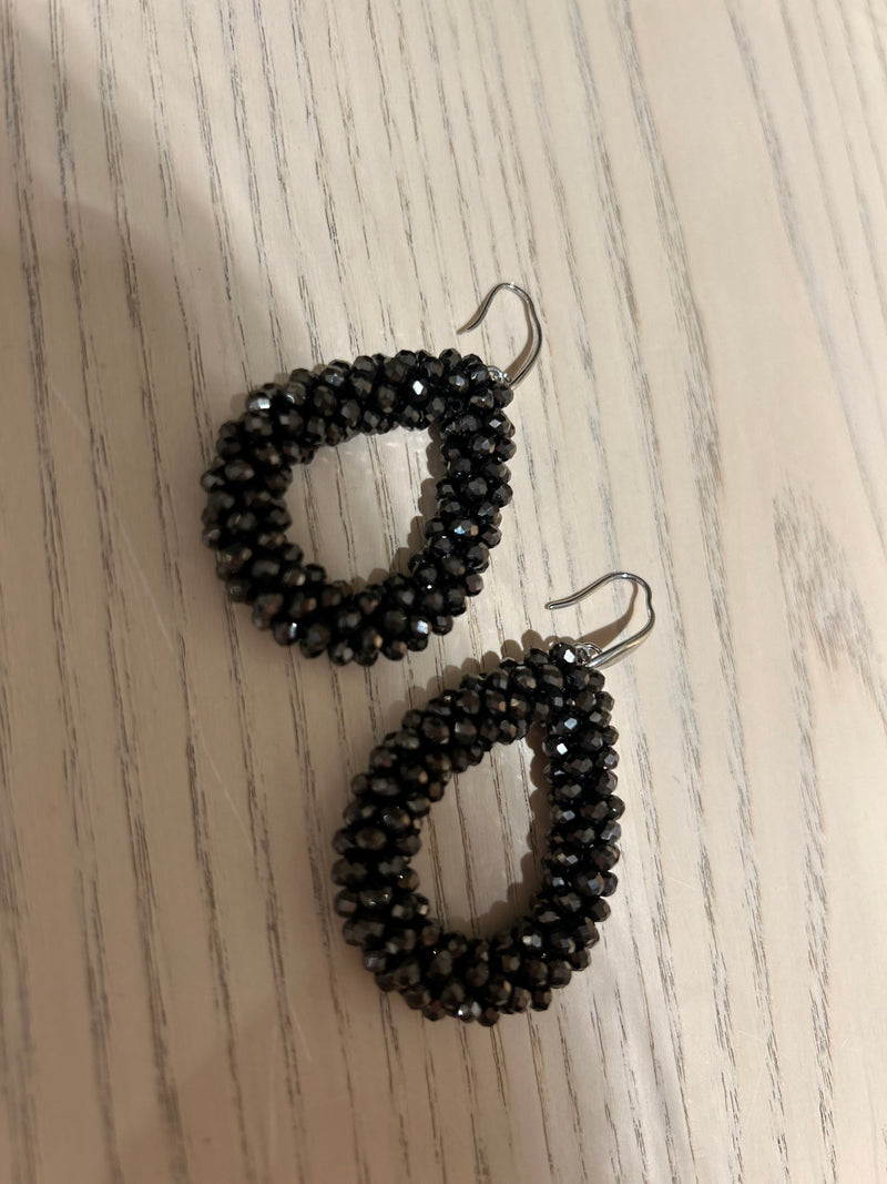 Lotti Earrings Black - Oorhanger