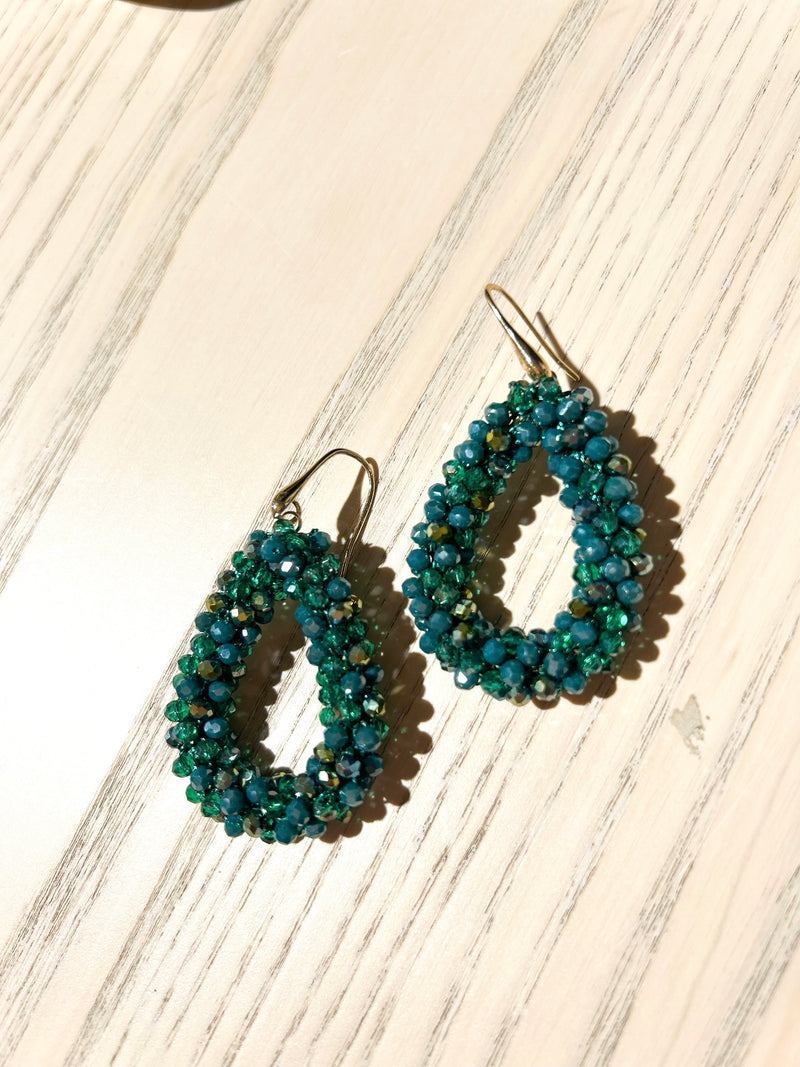 Lotti Earrings Flesse groen - Oorhanger