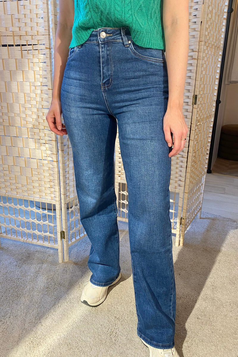 Basis Blue straight Comfort Jeans