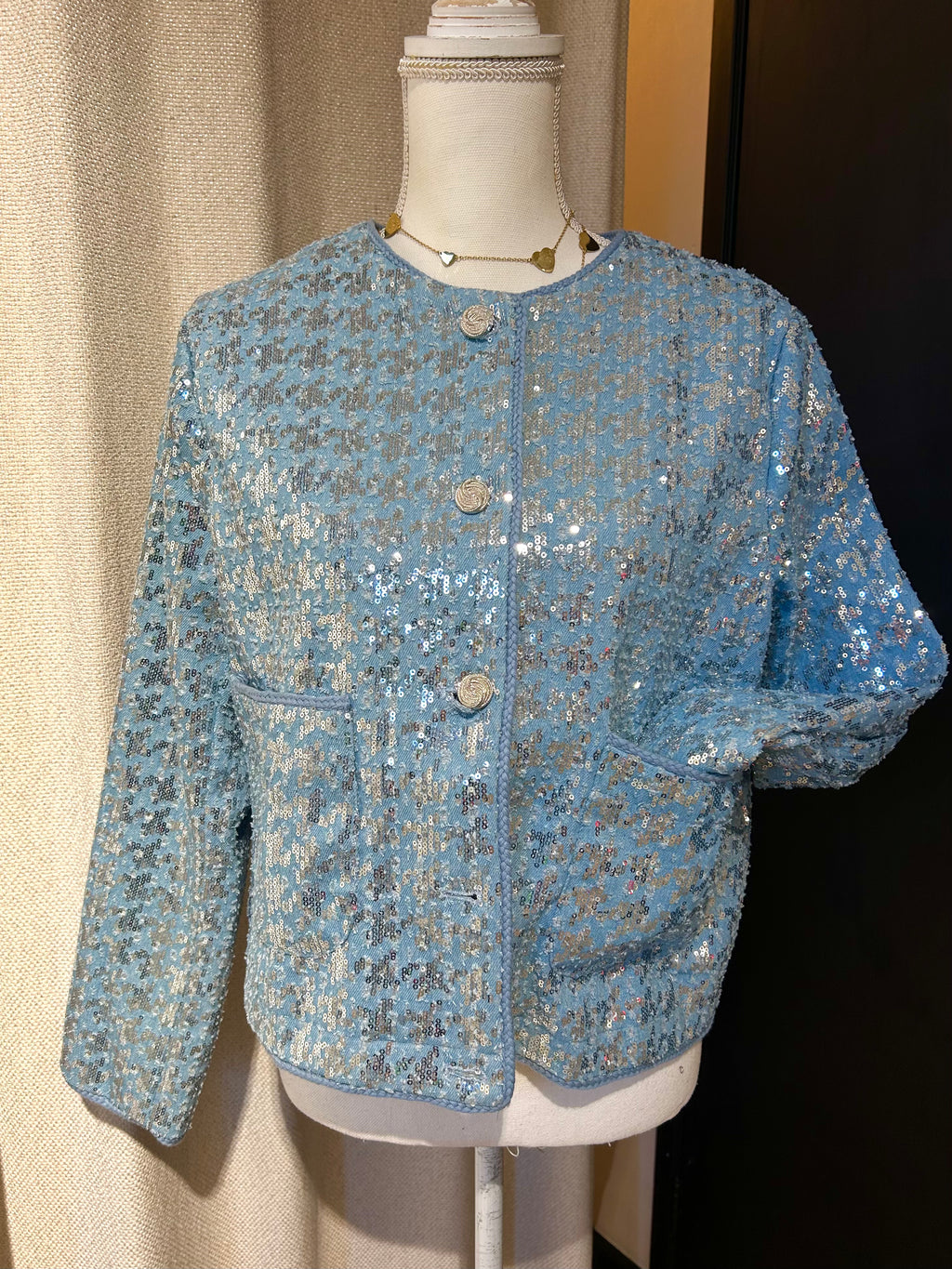 Gaya jacket - Blue sequins ✨