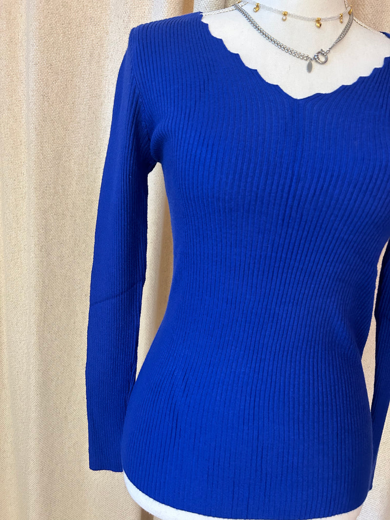 Swan cotton basic knit - Blue