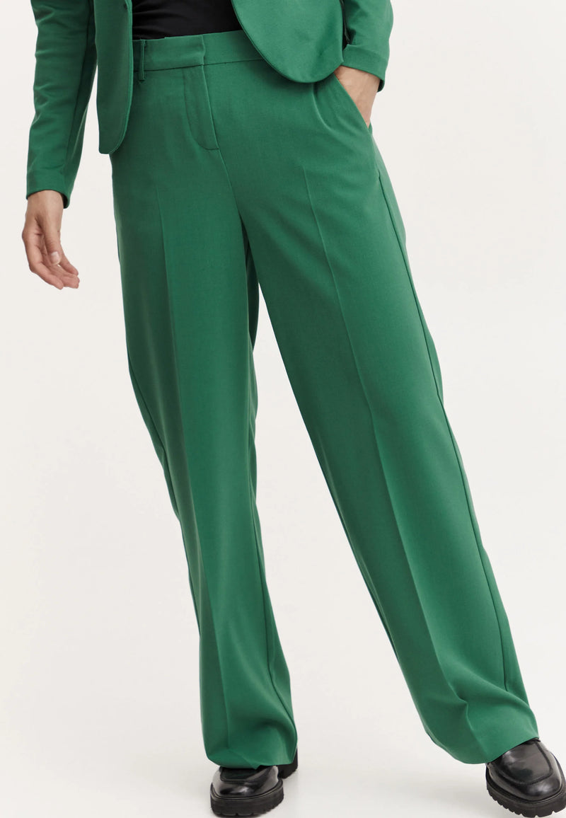 Wide leg pants - foliage green 💚