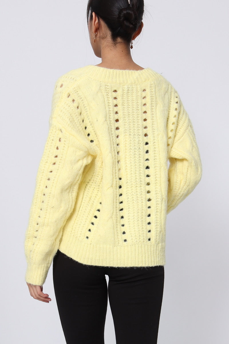 Yellow pullover - OneSize