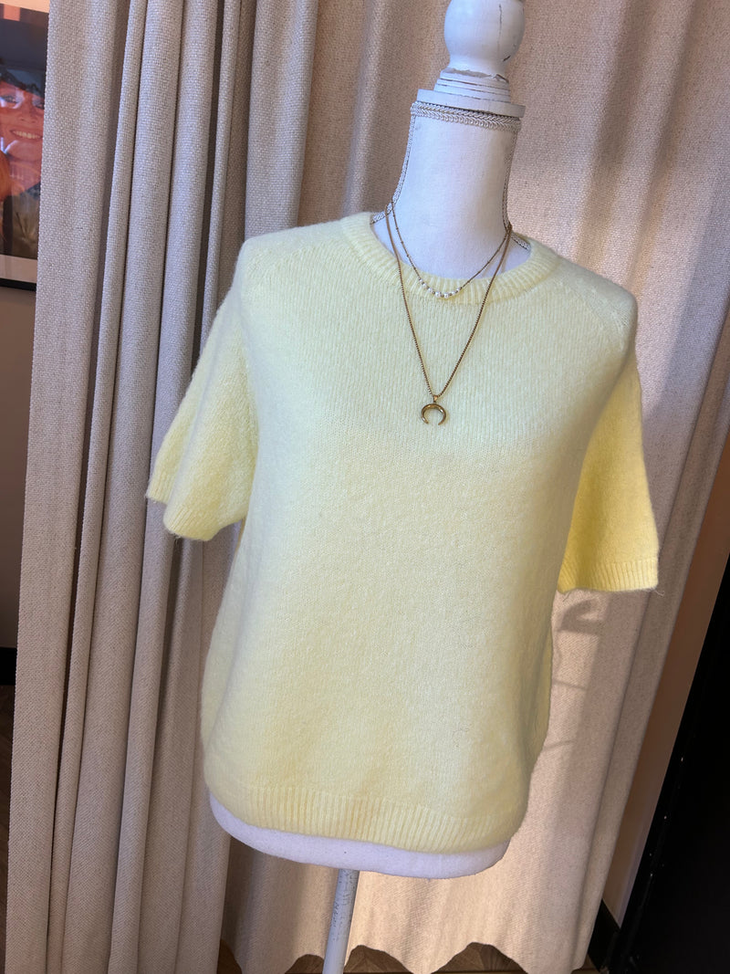 Alpaca Wool Viscose Top - Soft Yellow