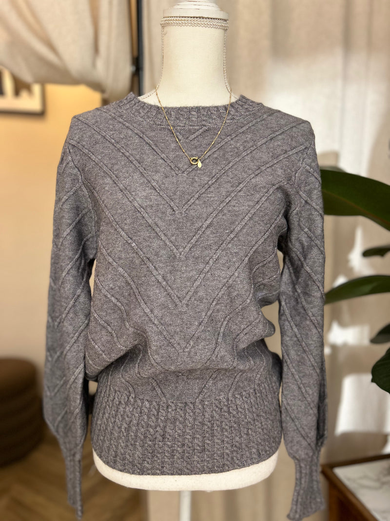 Viki knit - New Grey