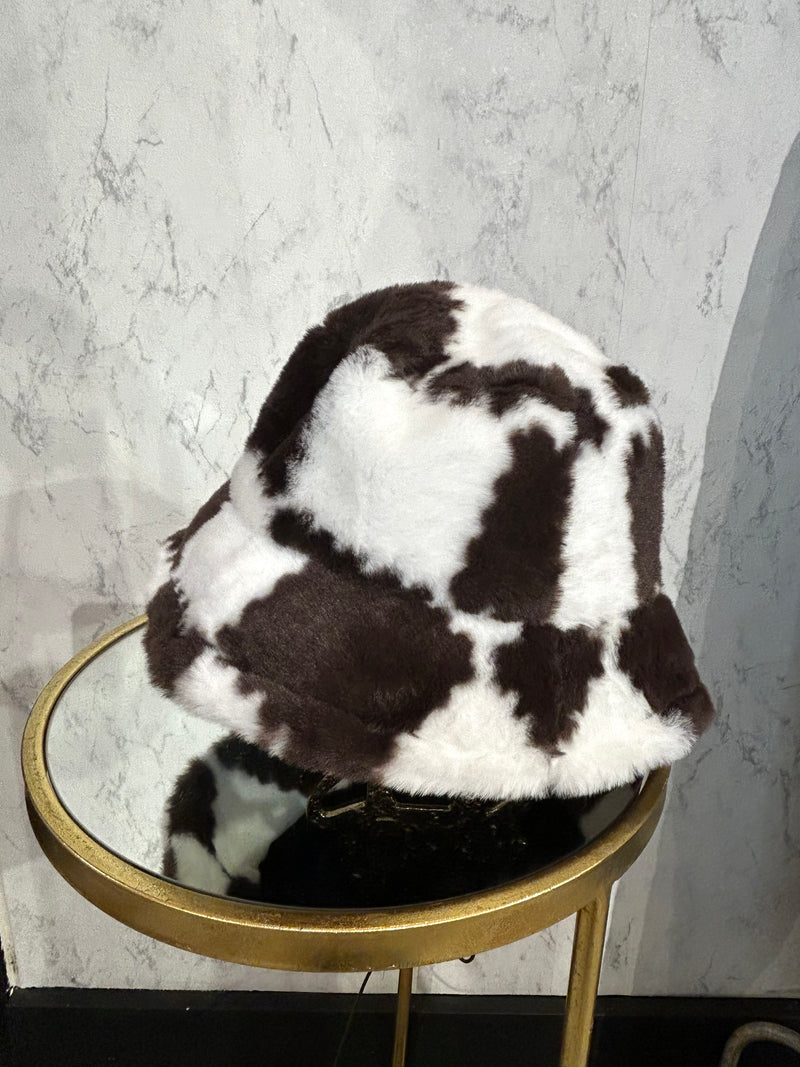 Bucket Hat - Fashion Cow Brown