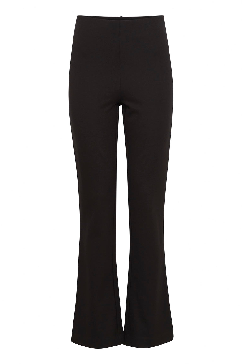 Jersey flare Pants - Black