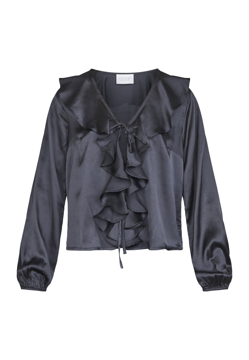 SistersPoint Edgy black blouse