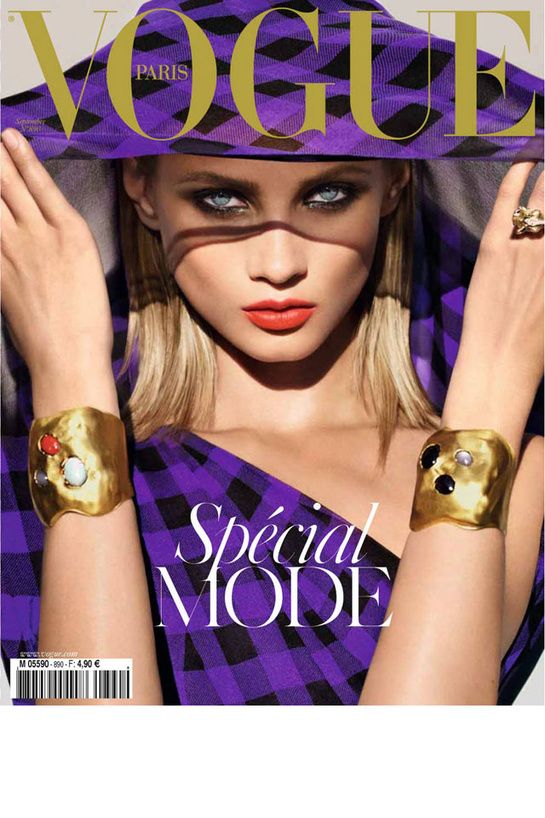 Fashion Vogue cover - Paars